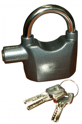 Навесной замок-сигнализация